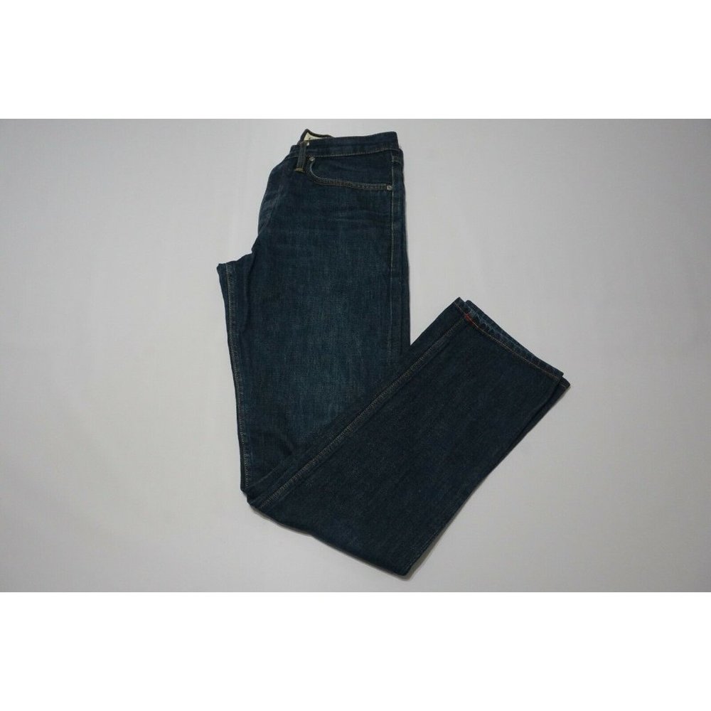 Gustin California Straight Raw Selvage Button Fly Mens Jeans Sz 30
